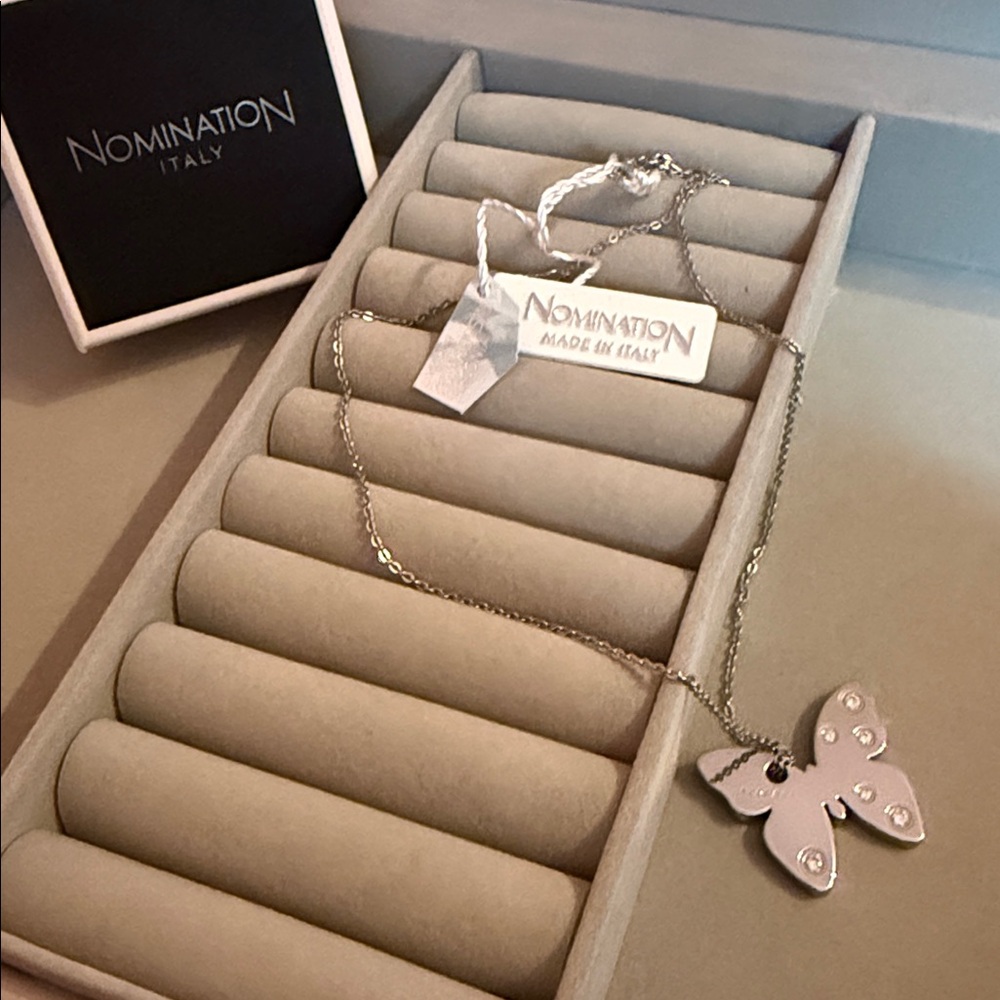 Nomination Italy Silver Butterfly Necklace